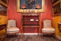Mid-18th Century Provencal Notarial Office Furniture in Solid Walnut, circa 1750