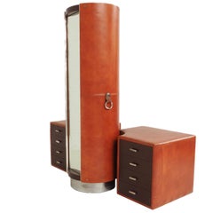 Guido Faleschini Case Pieces And Storage Cabinets 11 For At Mid Century Guido Faleschini Leather Wardrobe With Two Small Cabinets