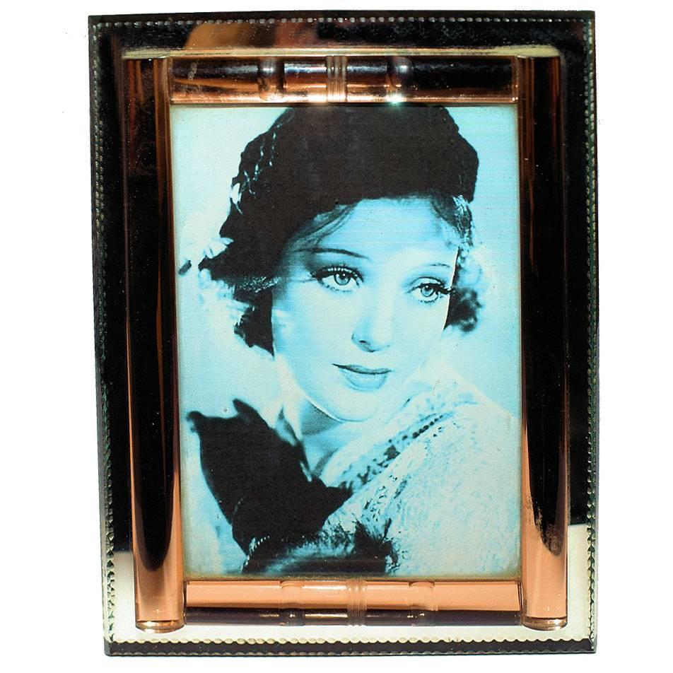 1930s Art Deco French Mirror Picture Frame