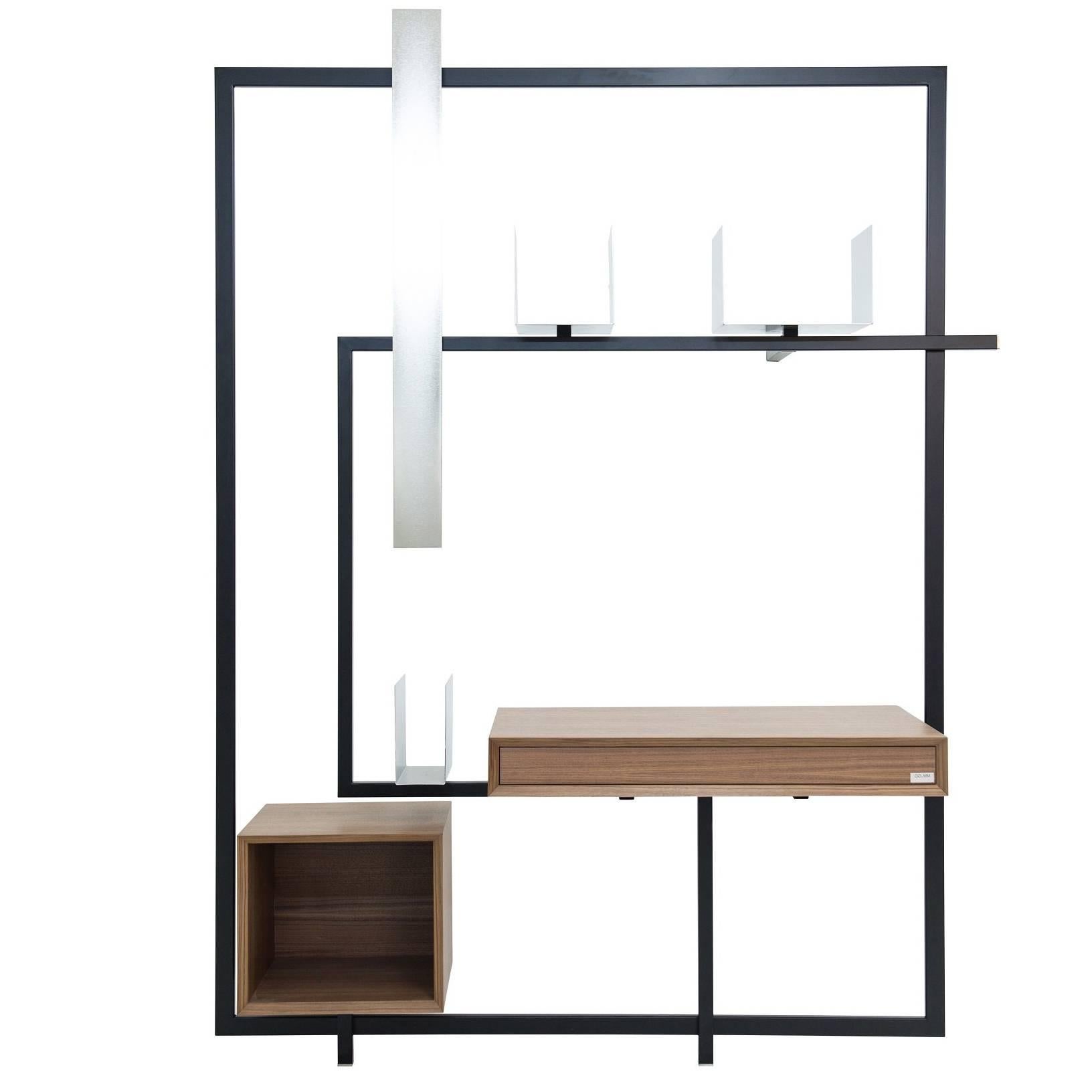 Contemporary Desk Secretary COM:POS:ITION 1.6 Minimalist  Design Customizable For Sale
