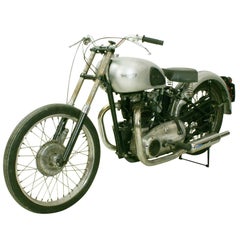 Vintage Triumph Speed Twin Motorcycle