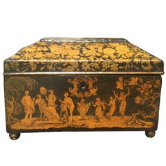 Early 19th Century English Regency Penwork Box 12