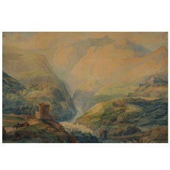 19th Century, View of Northern of Italy Painting 9