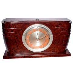Art Deco Bakelite Streamline Clock by Japy France