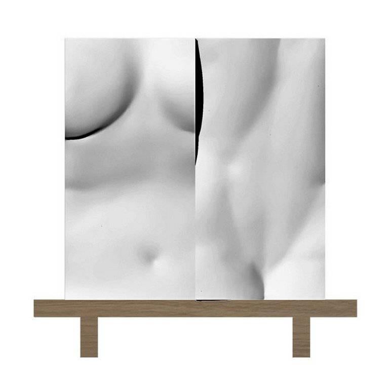 Système de boîtes modulaires noirs ou blancs « Ercole e Afrodite Composition 9 » de Driadelab en vente
