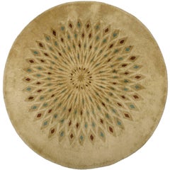 Round Rug by Paule Leleu, circa 1950