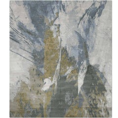 
Trilogy_United
 Hand-Knotted Tibetan Contemporary Abstract Rug Wool 
Silk