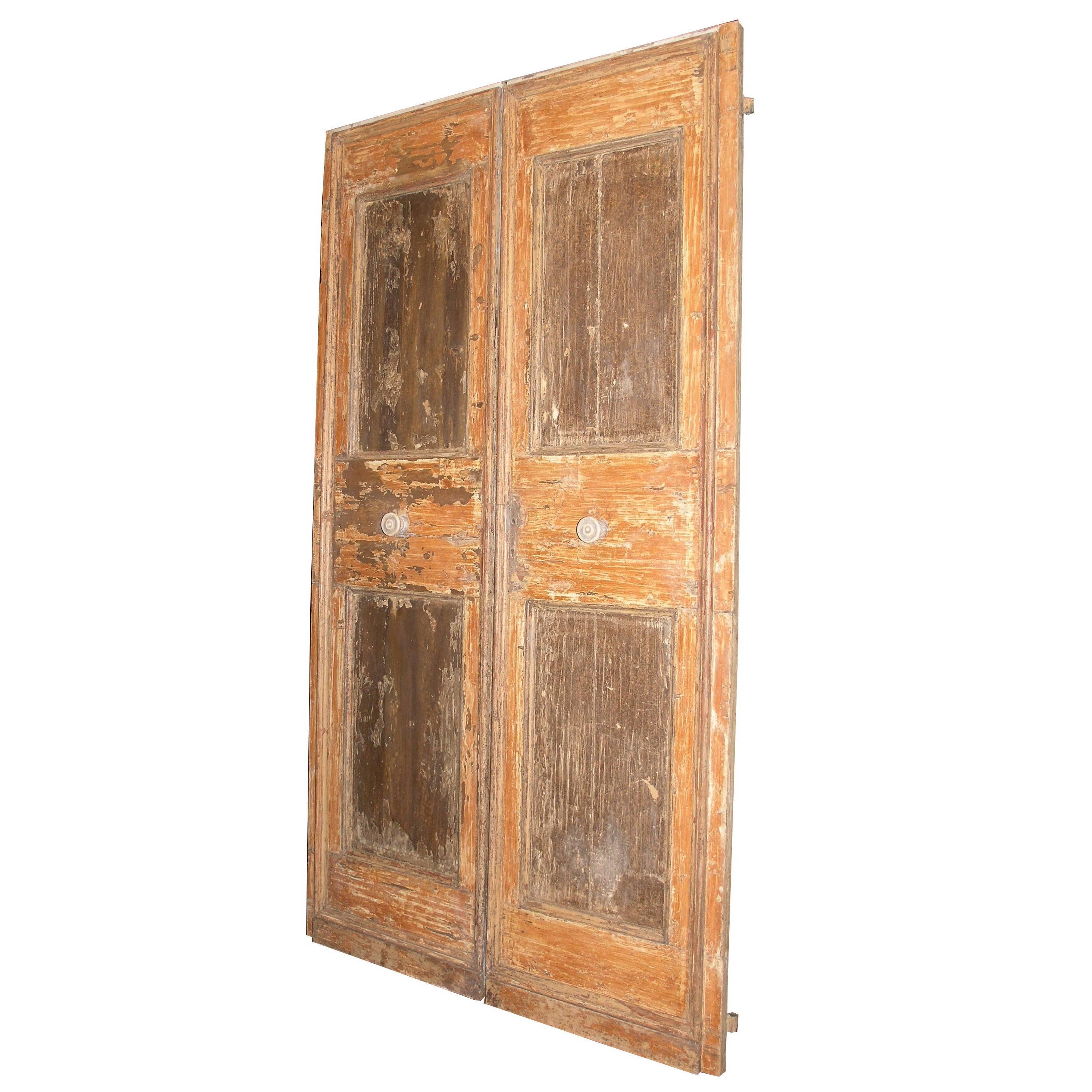 Antique Lacquered Double Door