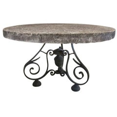 French Antique Garden Table