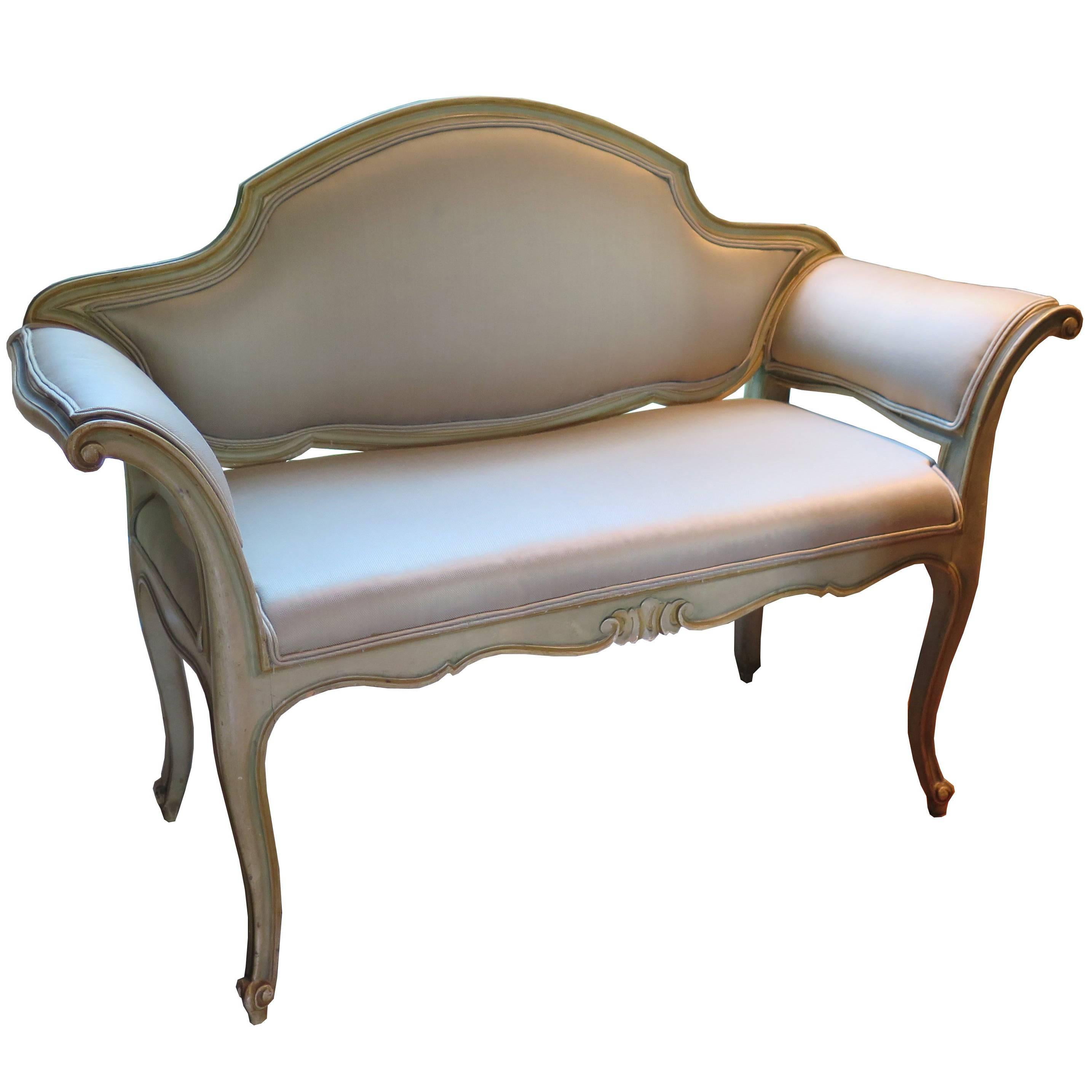 19th Century Petite Settee