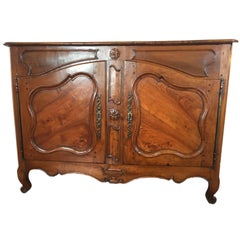 Louis XV Country French Carved Sideboard, End of 1700