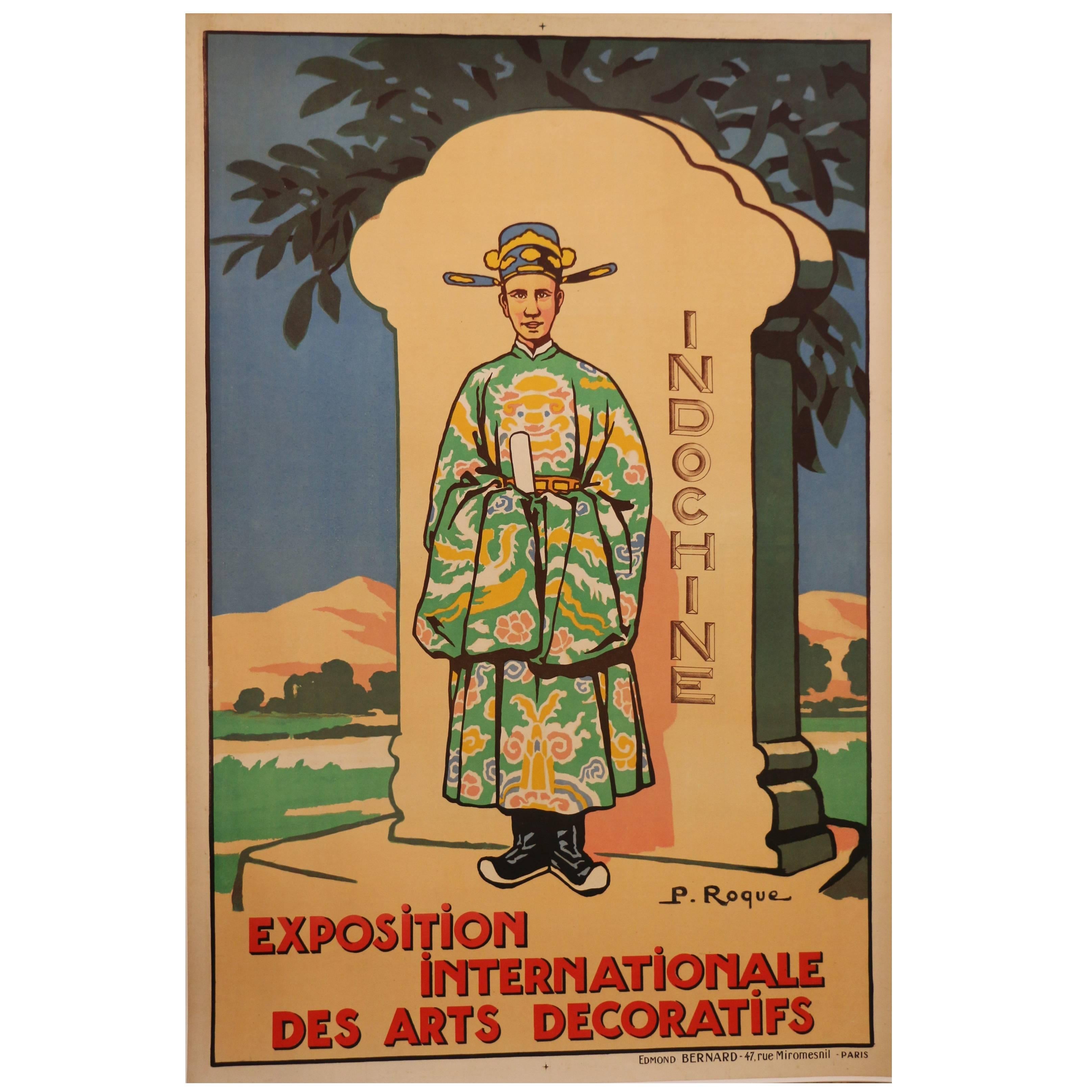 Affiche pour l'« Exposition internationale des arts décoratifs », France, 1925 en vente