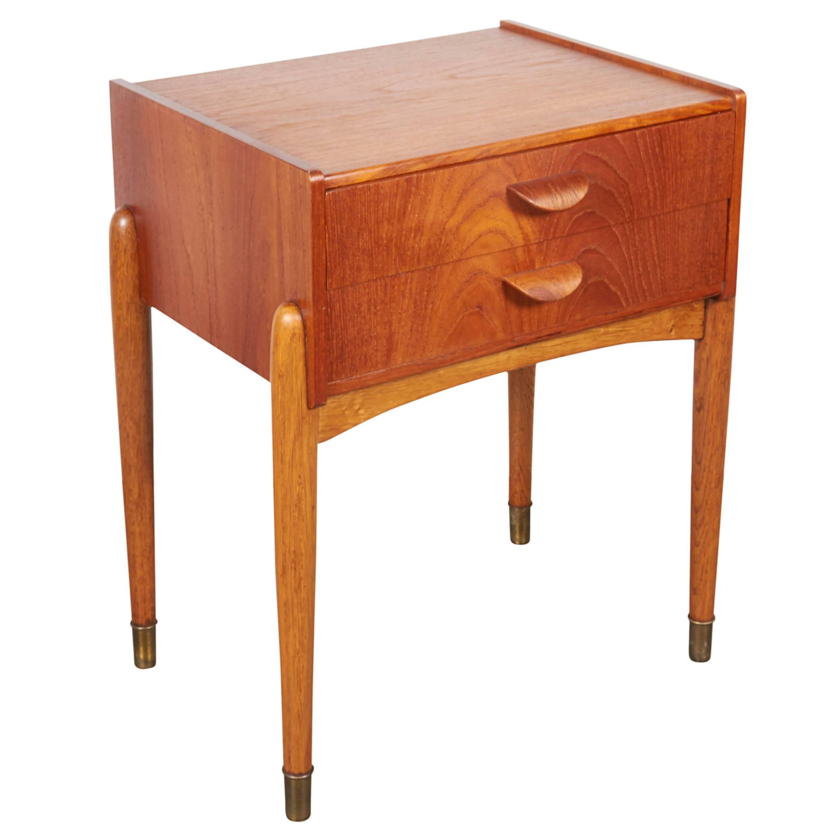 Danish Teak Nightstand by Poul Volther