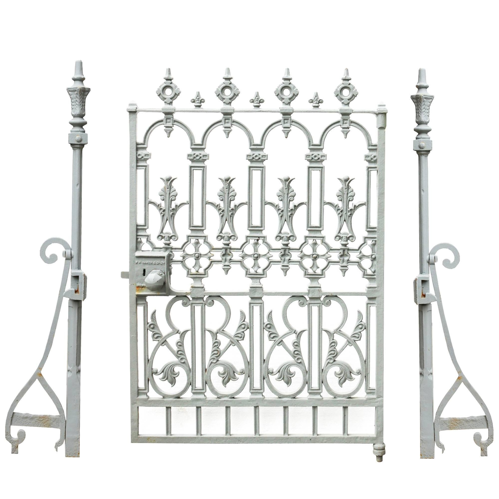 19th Century ‘W.A Baker & Company’ Cast Iron Gate