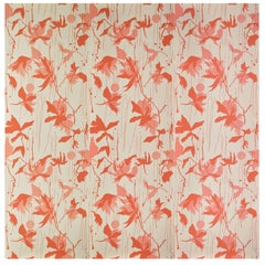 Porter Teleo Japanese Garden Rose and Cream Contemporary Wallpaper Two Roll Set