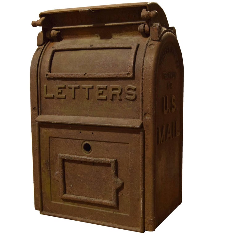 American Cast Iron Mailbox at 1stDibs cast iron mailbox manufacturers