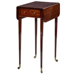 19th Century Regency Mahogany Small Drop-Leaf Table