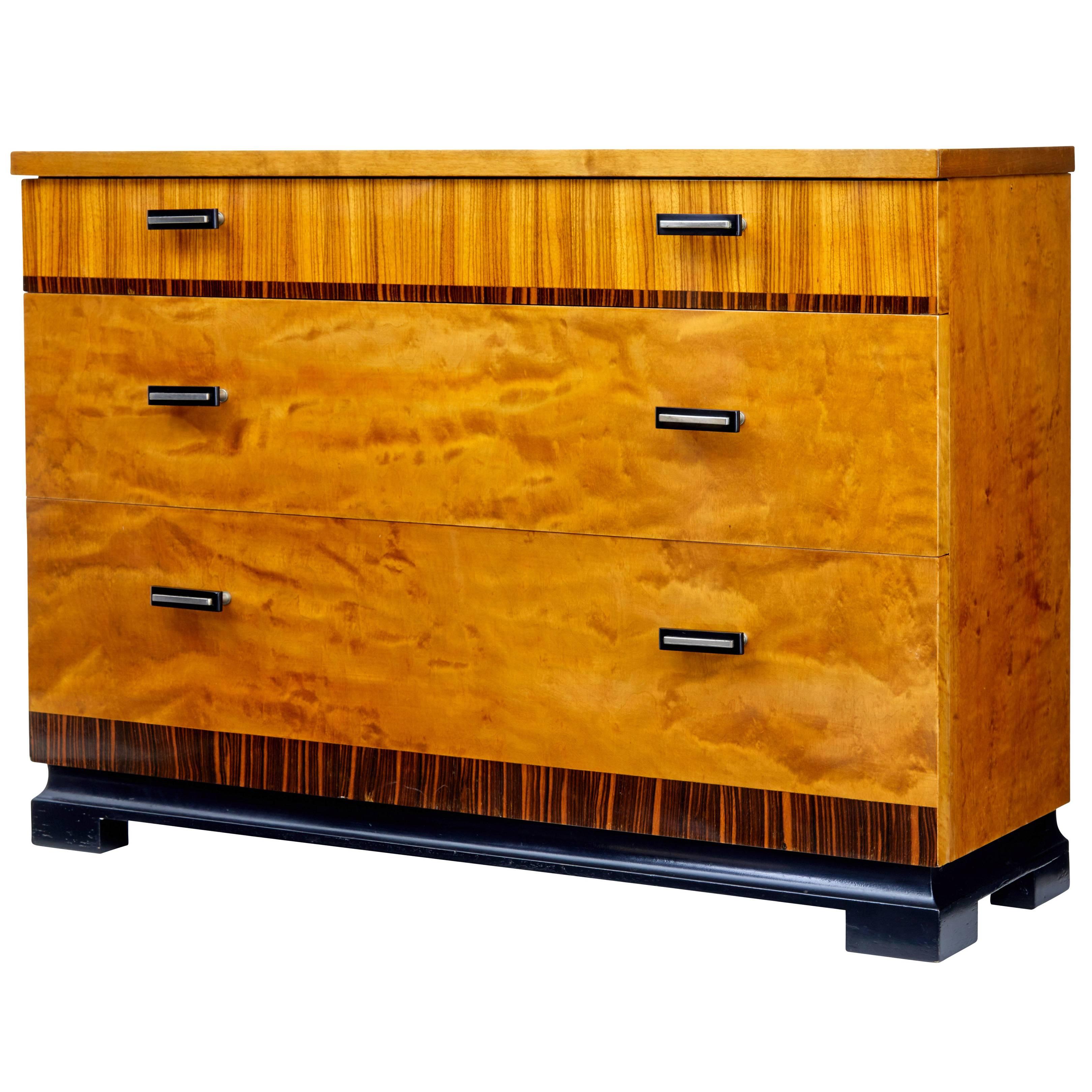 1950s Deco Inspired Small Chest of Drawers