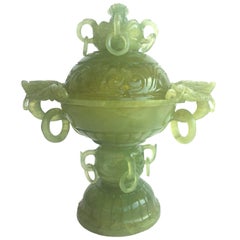 Jade Style Serpentine Weihrauchbrenner