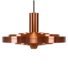 Fibonacci, Vintage Copper Pendant by Sophus Frandsen in 1963 for Fog & Mørup