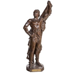 Eugene Marioton - Grand bronze du Jeune Hercule