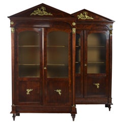 Early 19th Century Empire Style Matching Bookcases