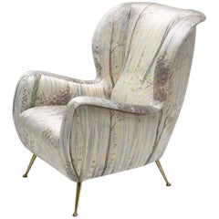 Marco Zanuso Armchair Lined in Vintage ISA Tissue