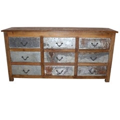 Industrial Chest with Nine Drawers