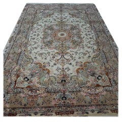 Shadegaan, Hand-Knotted, Rare Design Persian/Tabriz Rug