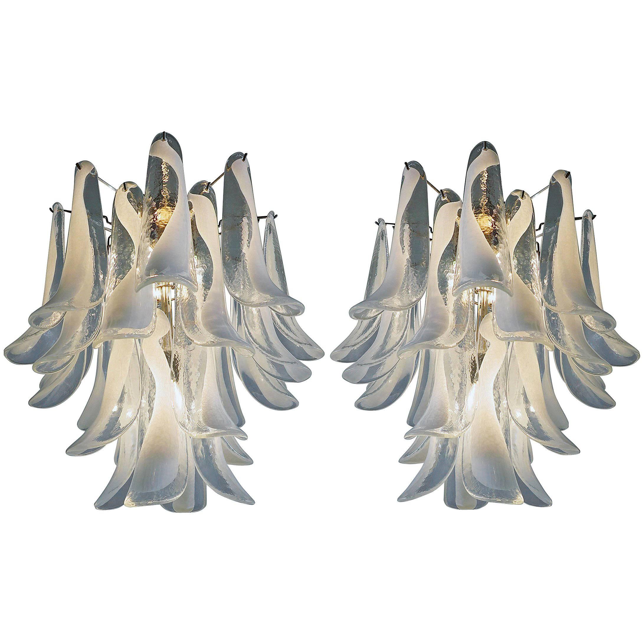 Pair of Charming Murano Chandelier, 1970s