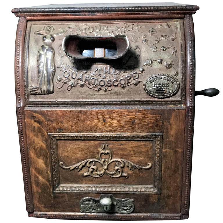 Art Nouveau Mills 5c Quartoscope Coin Op Stereo Viewer ...
