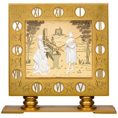 Vintage Gübelin Ormolu Mantel Clock