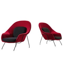Pair of Womb Chairs by Eero Saarinen for Knoll