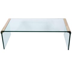 1970s Pace Collection "Waterfall" Coffee Table