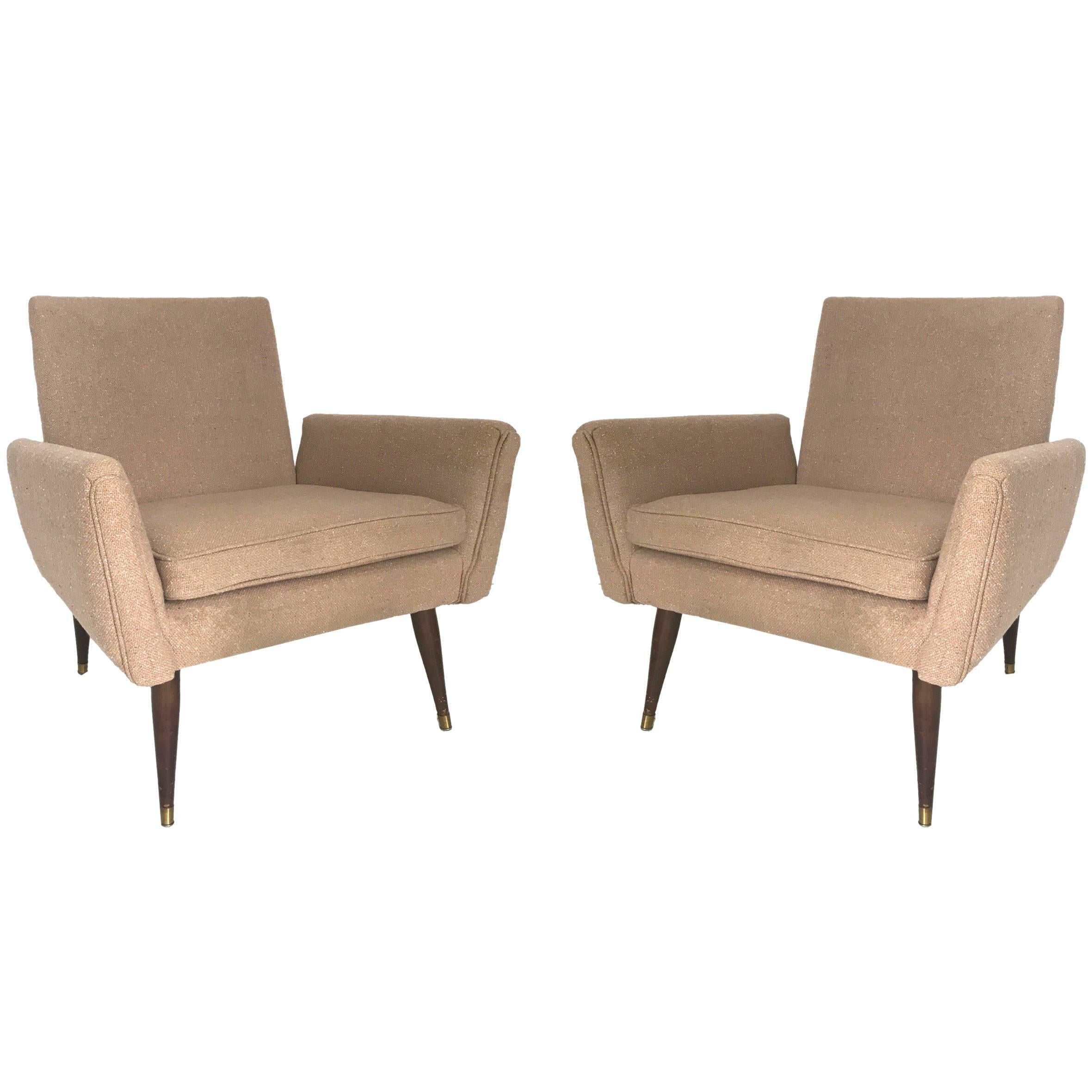 Pair of Midcentury Structural Lounge Chairs in the Manner of Paul McCobb