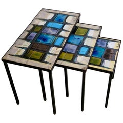 Retro Belarti Nest of Tables in Ceramic