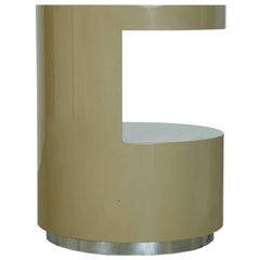 Vintage Lacquered Cut-Out Side Table by Steve Chase from Chase Designed Home