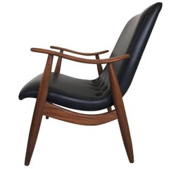 Mid-Century Modern Lounge Chair by Louis Van Teeffelen for Wébé, 1960s