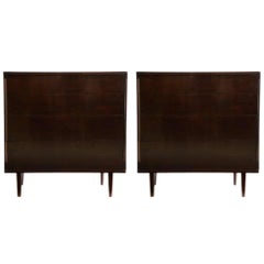 Pair of Edward Wormley Four-Drawer Dressers 10