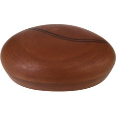 Carved Wooden Box with Lid by Steven Spiro, circa 1980