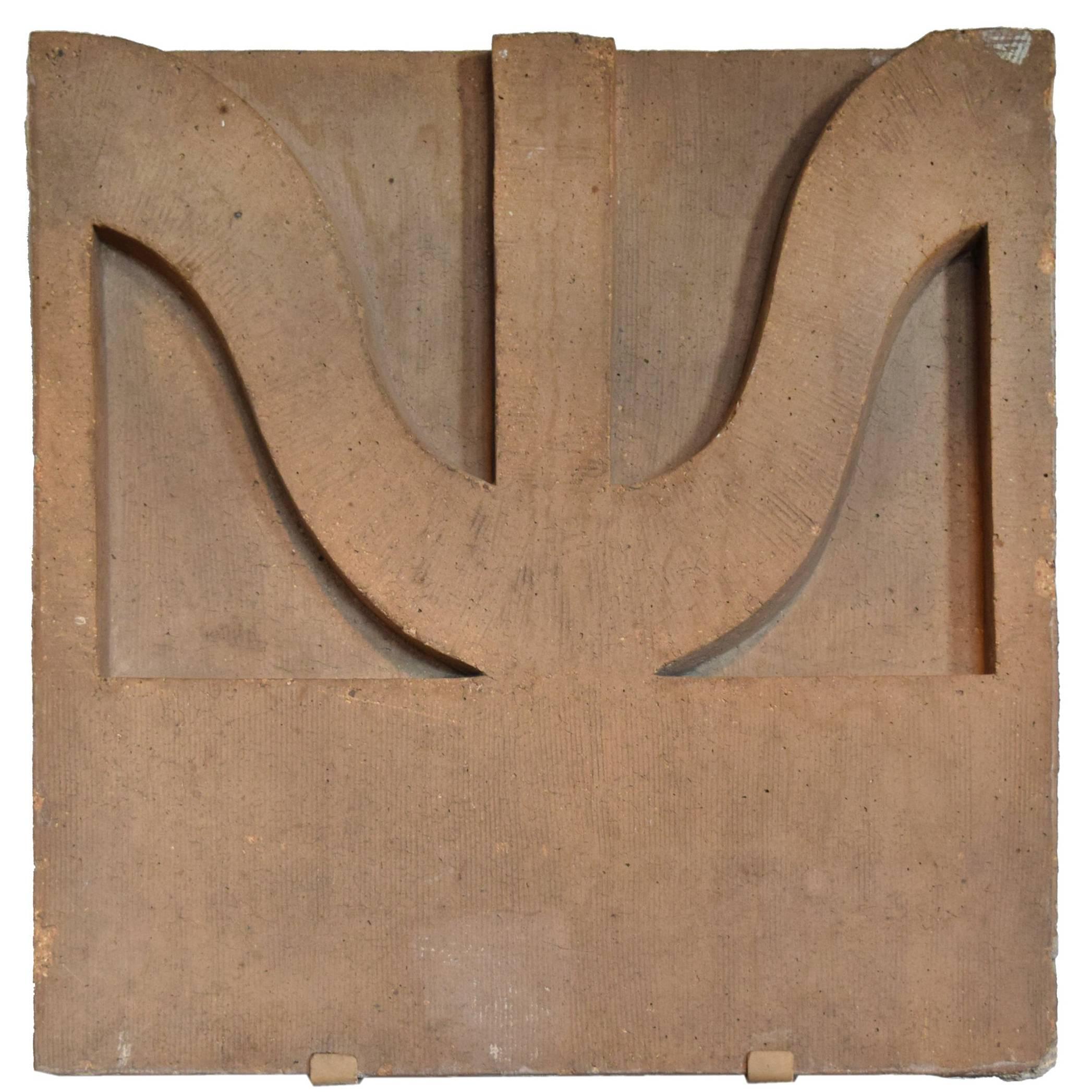 Sullivan Designed Terracotta Facade Fragment from the St. Nicholas Hotel