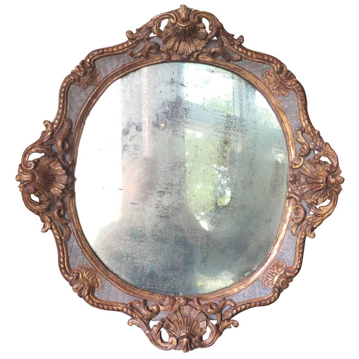 18th-19th Century Continental Probably French Mirror