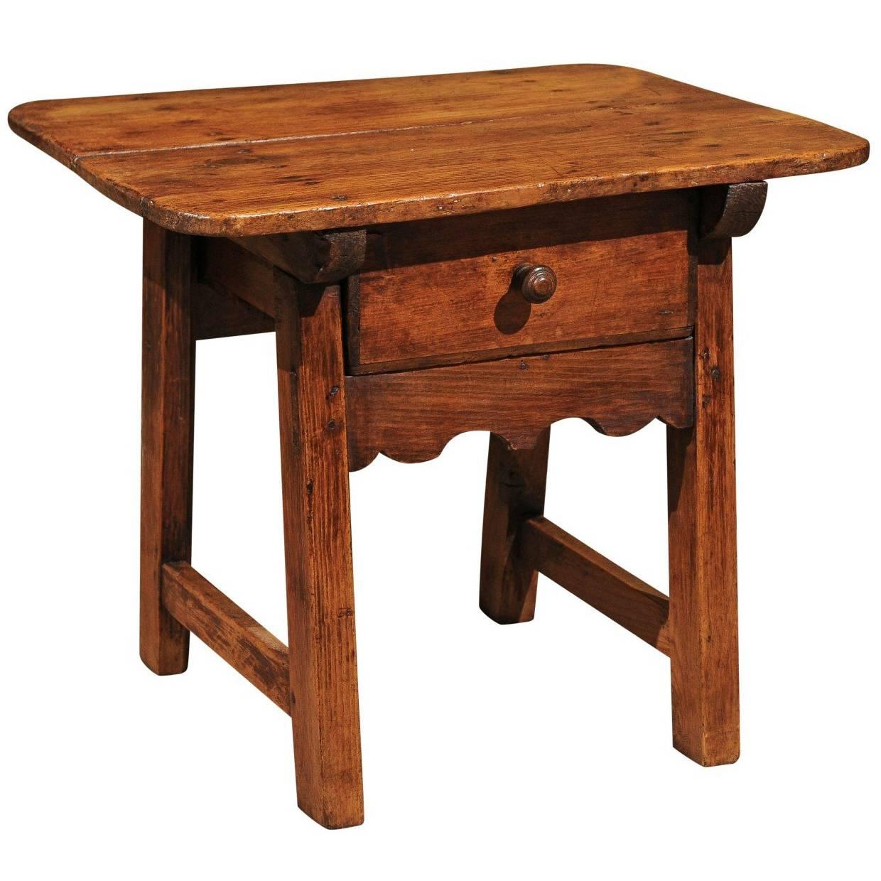 19th Century Pine Shepherds Table from Spain