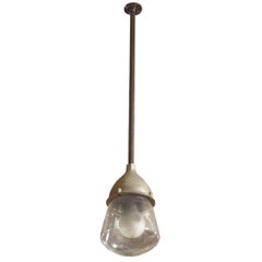 Vintage American Industrial Pendant Light
