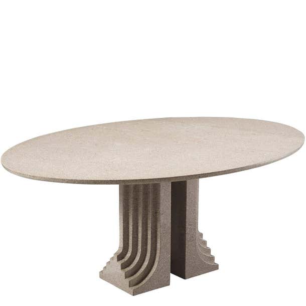 Samo Table Carlo Scarpa 'Samo' Table for Simon in Granite For Sale at 1stDibs