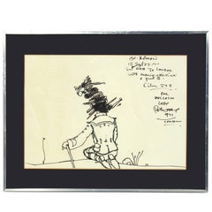 Original Peter Max Drawing, circa 1971