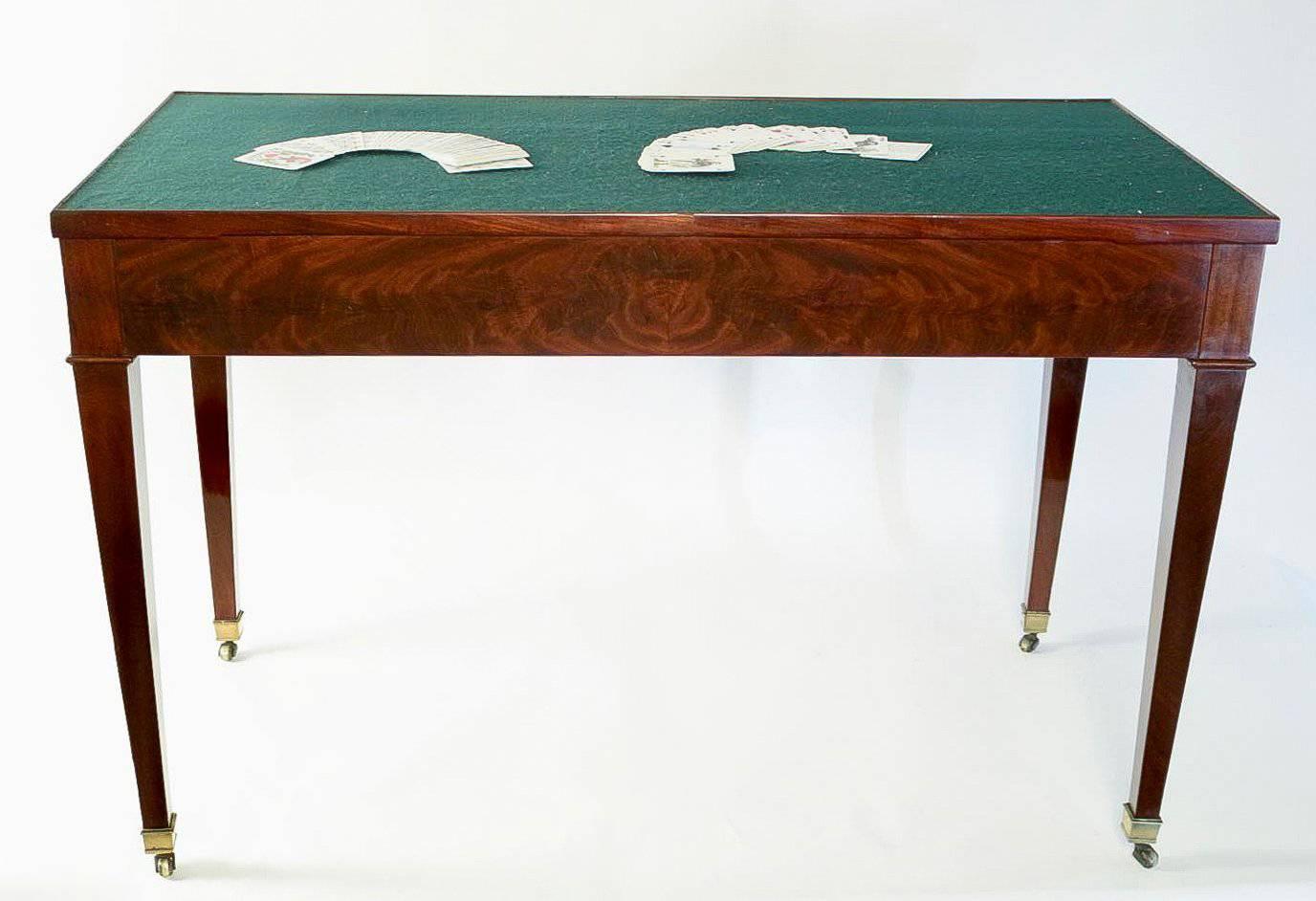 18th Century Jacob Freres Rue Meslée French Directoire Period Reversible Desk and Tric-Trac