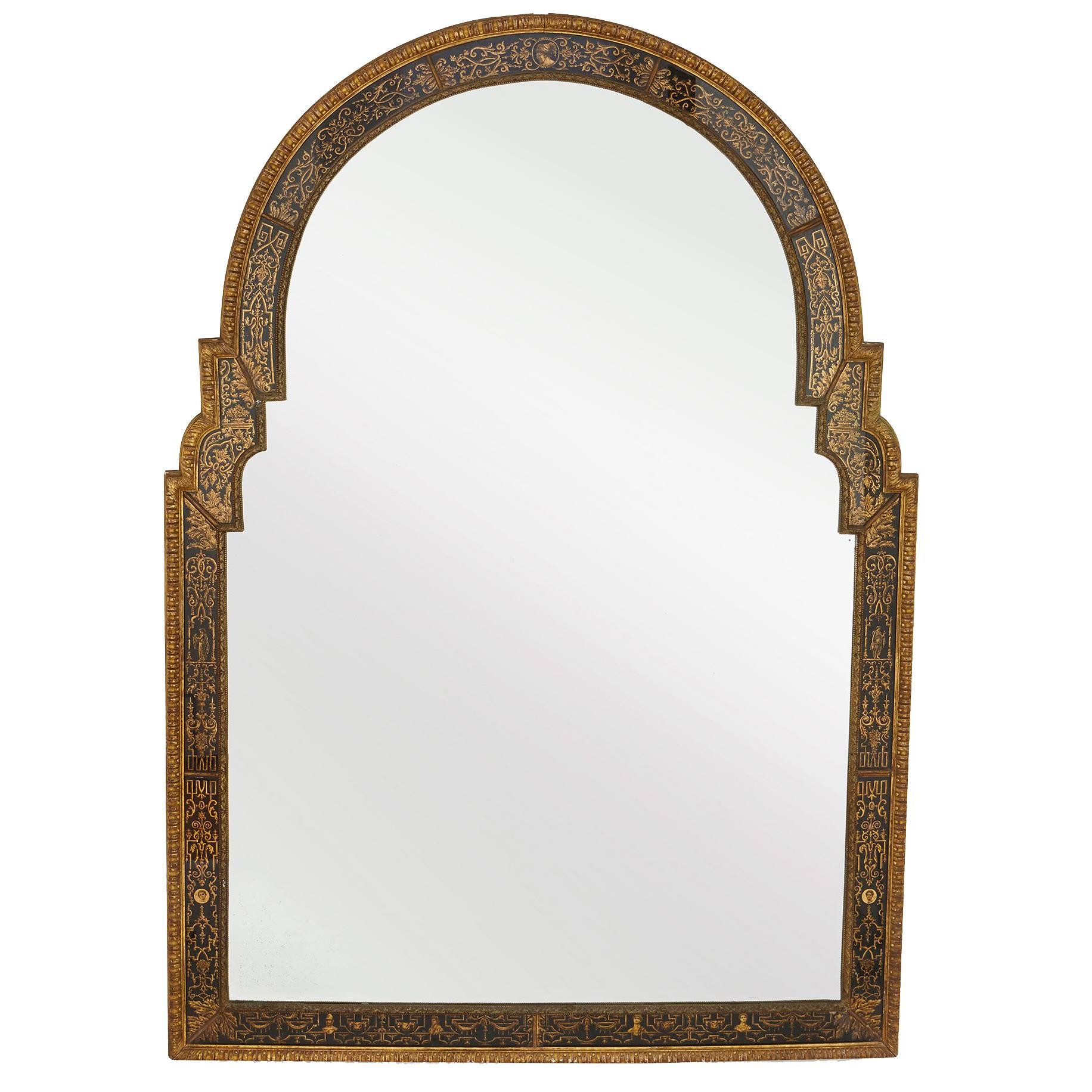 Antique Giltwood Louis XIV Style Mirror