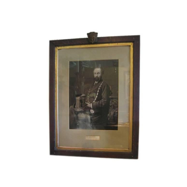 19th Century Photograph of an English Barrister For Sale
