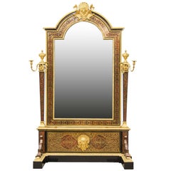 Napoleon Three Boulle Mirror, Made circa 1860 in France